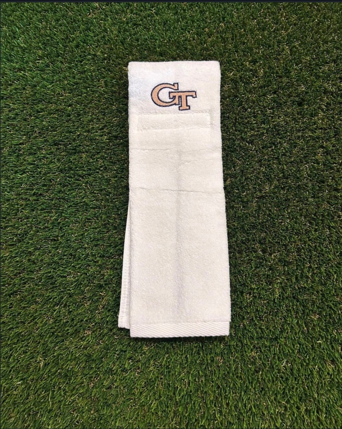 Multiple NCAA Power-5 player hip fb towels