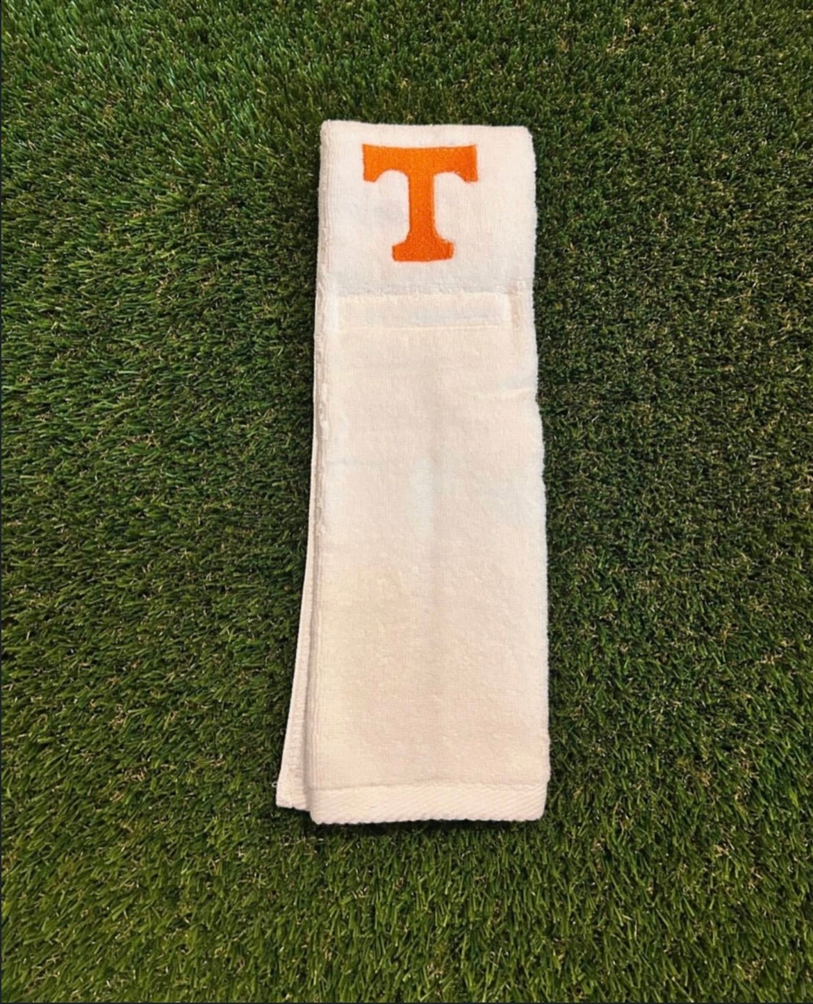 Multiple NCAA Power-5 player hip fb towels
