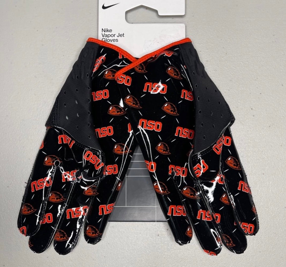 Nike Oregon State VaporJet 7.0 PE TeamIssued Football Gloves