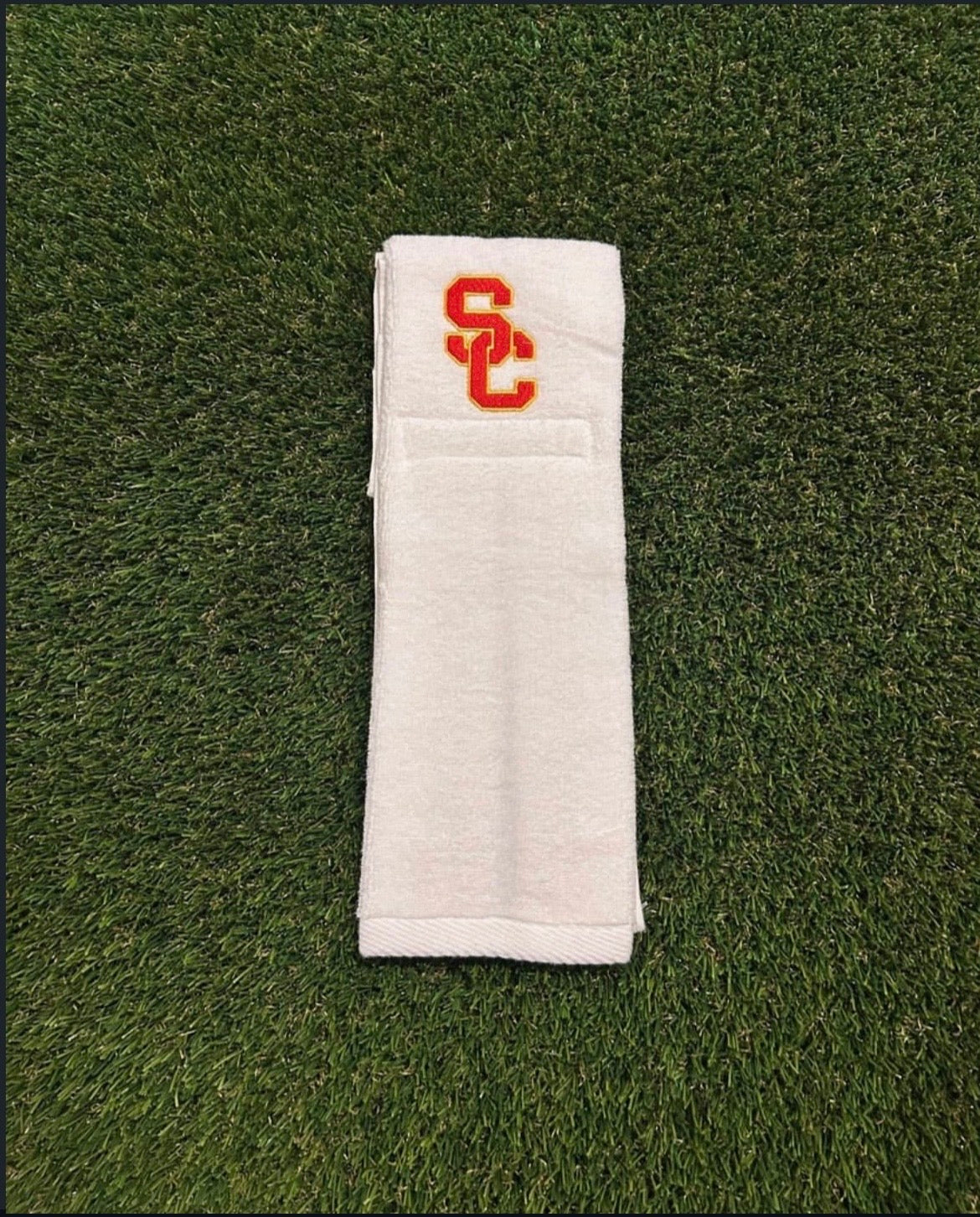 Multiple NCAA Power-5 player hip fb towels