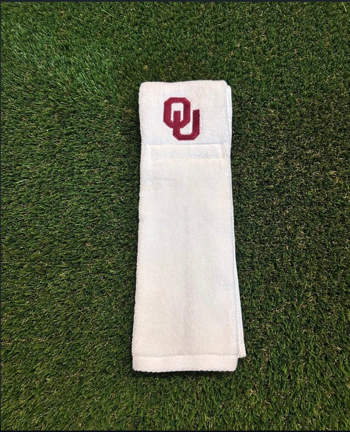 Multiple NCAA Power-5 player hip fb towels