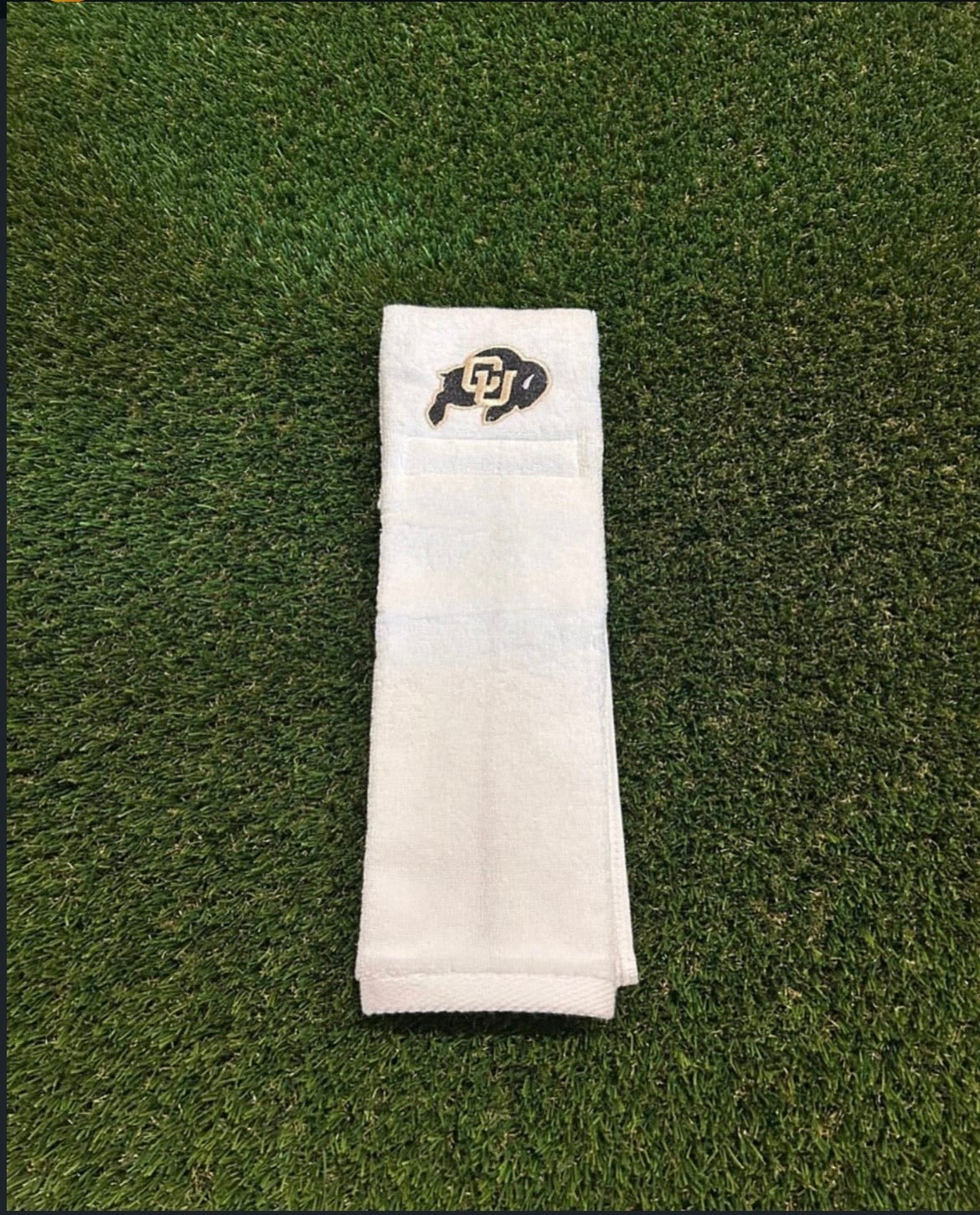 Multiple NCAA Power-5 player hip fb towels